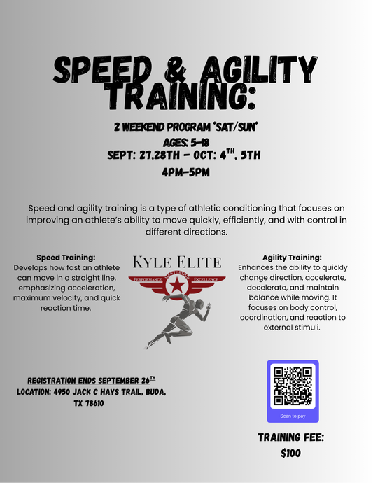 Speed and Agility Training